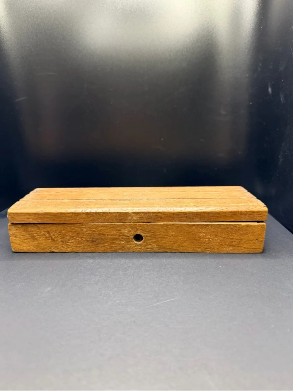 Wooden Storage Box Organizer - Natural Brown